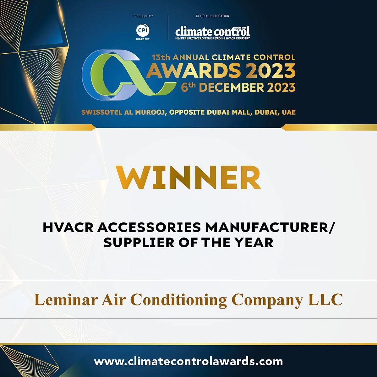 Climate Control Awards 2023